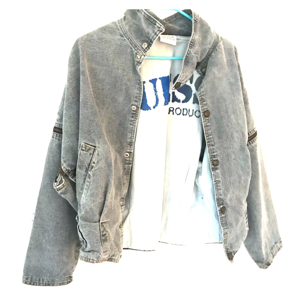 Guess vintage denim Marty Mcfly 80’s jean jacket